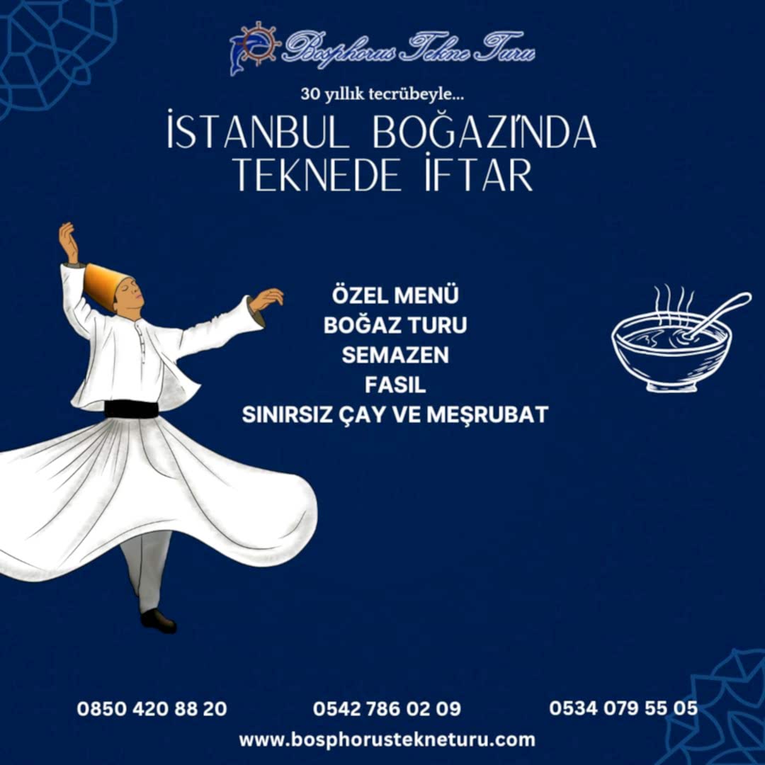 İstanbul Boğazı’nda Teknede İftar Organizasyonu (2024)